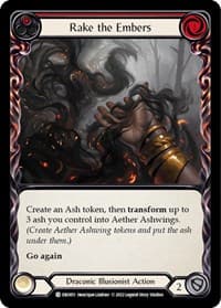 Rake the Embers - Blitz Deck: Uprising - Dromai - Flesh and Blood TCG card