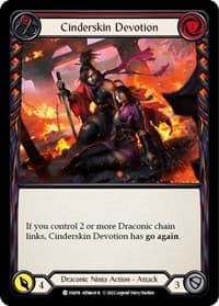 Cinderskin Devotion (Red) - Blitz Deck: Uprising - Fai - Flesh and Blood TCG card