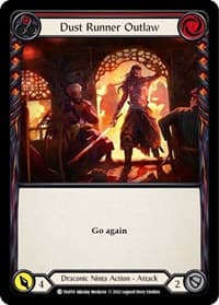 Dust Runner Outlaw (Red) - Blitz Deck: Uprising - Fai - Flesh and Blood TCG card