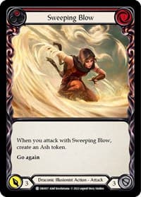 Sweeping Blow (Red) - Blitz Deck: Uprising - Dromai - Flesh and Blood TCG card