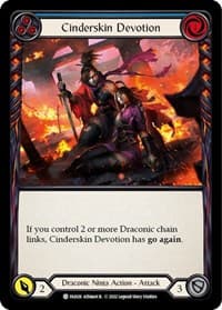 Cinderskin Devotion (Blue) - Blitz Deck: Uprising - Fai - Flesh and Blood TCG card