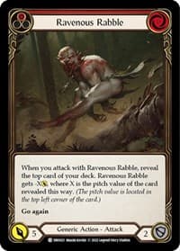 Ravenous Rabble - Blitz Deck: Uprising - Dromai - Flesh and Blood TCG card