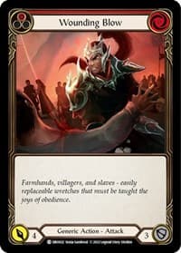 Wounding Blow - Blitz Deck: Uprising - Dromai - Flesh and Blood TCG card