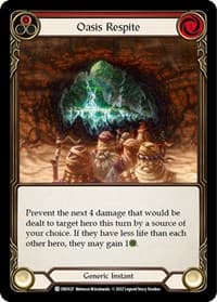 Oasis Respite - Blitz Deck: Uprising - Dromai - Flesh and Blood TCG card