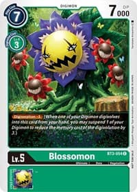 Blossomon - BT3-054 (Tamer Party Vol. 5 Promo) - Release Special Booster 1.0 - Digimon Card Game card