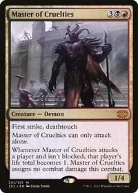 Master of Cruelties - Double Masters 2022 - Magic: The Gathering card