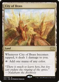 City of Brass - Double Masters 2022 - Magic: The Gathering card
