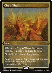 City of Brass (Foil Etched) - Double Masters 2022 - Magic: The Gathering card