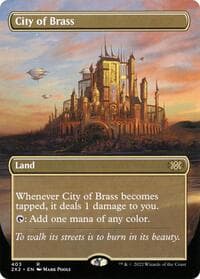 City of Brass (Borderless) - Double Masters 2022 - Magic: The Gathering card