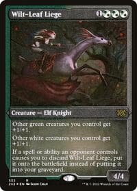 Wilt-Leaf Liege (Foil Etched) - Double Masters 2022 - Magic: The Gathering card