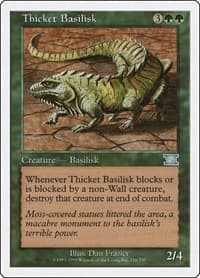 Thicket Basilisk - Classic Sixth Edition - Magic: The Gathering card