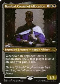 Kambal, Consul of Allocation (Foil Etched) - Double Masters 2022 - Magic: The Gathering card