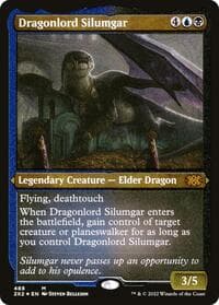 Dragonlord Silumgar (Foil Etched) - Double Masters 2022 - Magic: The Gathering card