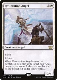 Restoration Angel - Double Masters 2022 - Magic: The Gathering card