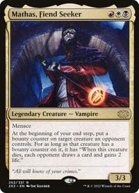 Mathas, Fiend Seeker - Double Masters 2022 - Magic: The Gathering card