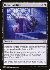 Unburial Rites - Double Masters 2022 - Magic: The Gathering card