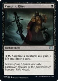 Vampiric Rites - Double Masters 2022 - Magic: The Gathering card