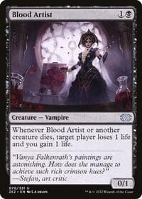 Blood Artist - Double Masters 2022 - Magic: The Gathering card