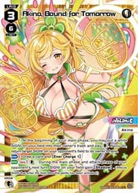 Akino, Bound for Tomorrow - Vertex Diva - WIXOSS card