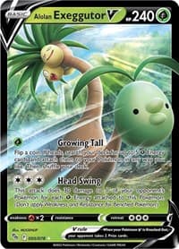 Alolan Exeggutor V - Pokemon GO - Pokemon card