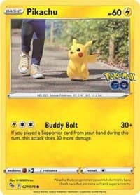 Pikachu (27) - Pokemon GO - Pokemon card