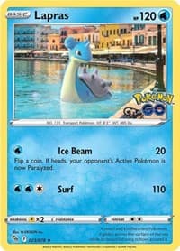 Lapras - Pokemon GO - Pokemon card
