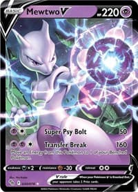 Mewtwo V - Pokemon GO - Pokemon card