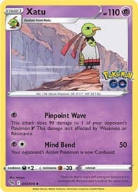 Xatu - Pokemon GO - Pokemon card