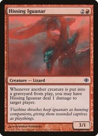 Hissing Iguanar - Shards of Alara - Magic: The Gathering card