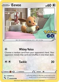 Eevee - Pokemon GO - Pokemon card