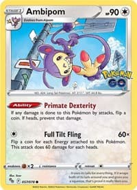 Ambipom - Pokemon GO - Pokemon card