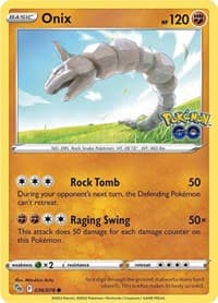 Onix - Pokemon GO - Pokemon card