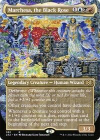 Marchesa, the Black Rose (Borderless) - Double Masters 2022 - Magic: The Gathering card