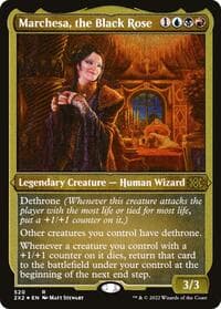 Marchesa, the Black Rose (Foil Etched) - Double Masters 2022 - Magic: The Gathering card