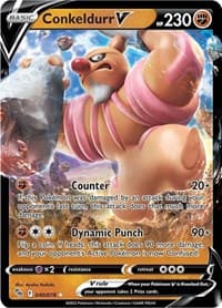 Conkeldurr V - Pokemon GO - Pokemon card
