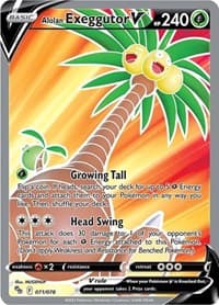 Alolan Exeggutor V (Full Art) - Pokemon GO - Pokemon card
