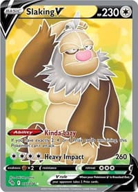 Slaking V (Full Art) - Pokemon GO - Pokemon card