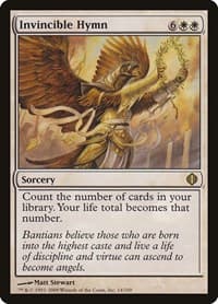 Invincible Hymn - Shards of Alara - Magic: The Gathering card