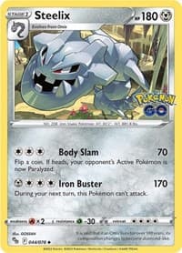 Steelix - Pokemon GO - Pokemon card
