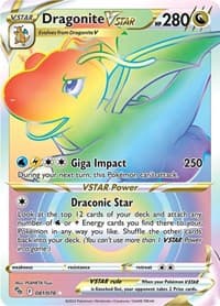 Dragonite VSTAR (Secret) - Pokemon GO - Pokemon card