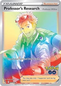 Professor's Research [Professor Willow] (Secret) - Pokemon GO - Pokemon card