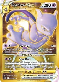 Mewtwo VSTAR (86) (Secret) - Pokemon GO - Pokemon card