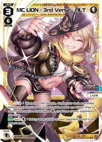MC LION - 3rd Verse - ALT - Vertex Diva - WIXOSS card