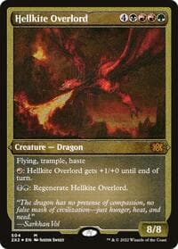 Hellkite Overlord (Foil Etched) - Double Masters 2022 - Magic: The Gathering card