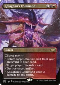 Kolaghan's Command (Borderless) - Double Masters 2022 - Magic: The Gathering card