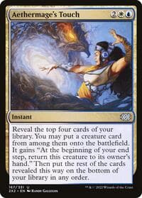 Aethermage's Touch - Double Masters 2022 - Magic: The Gathering card