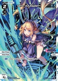 Umr =Outsider= (Parallel Foil) - Vertex Diva - WIXOSS card