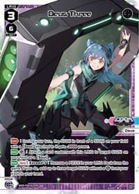 Deus Three - Vertex Diva - WIXOSS card