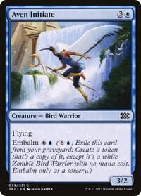 Aven Initiate - Double Masters 2022 - Magic: The Gathering card