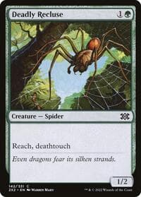 Deadly Recluse - Double Masters 2022 - Magic: The Gathering card